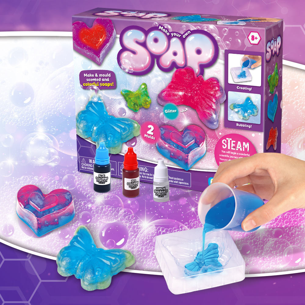 Science Kit - DIY Seifenherstellungs-Set STEM Wissenschaftsexperiment-Set Lehrreiches Spielzeug