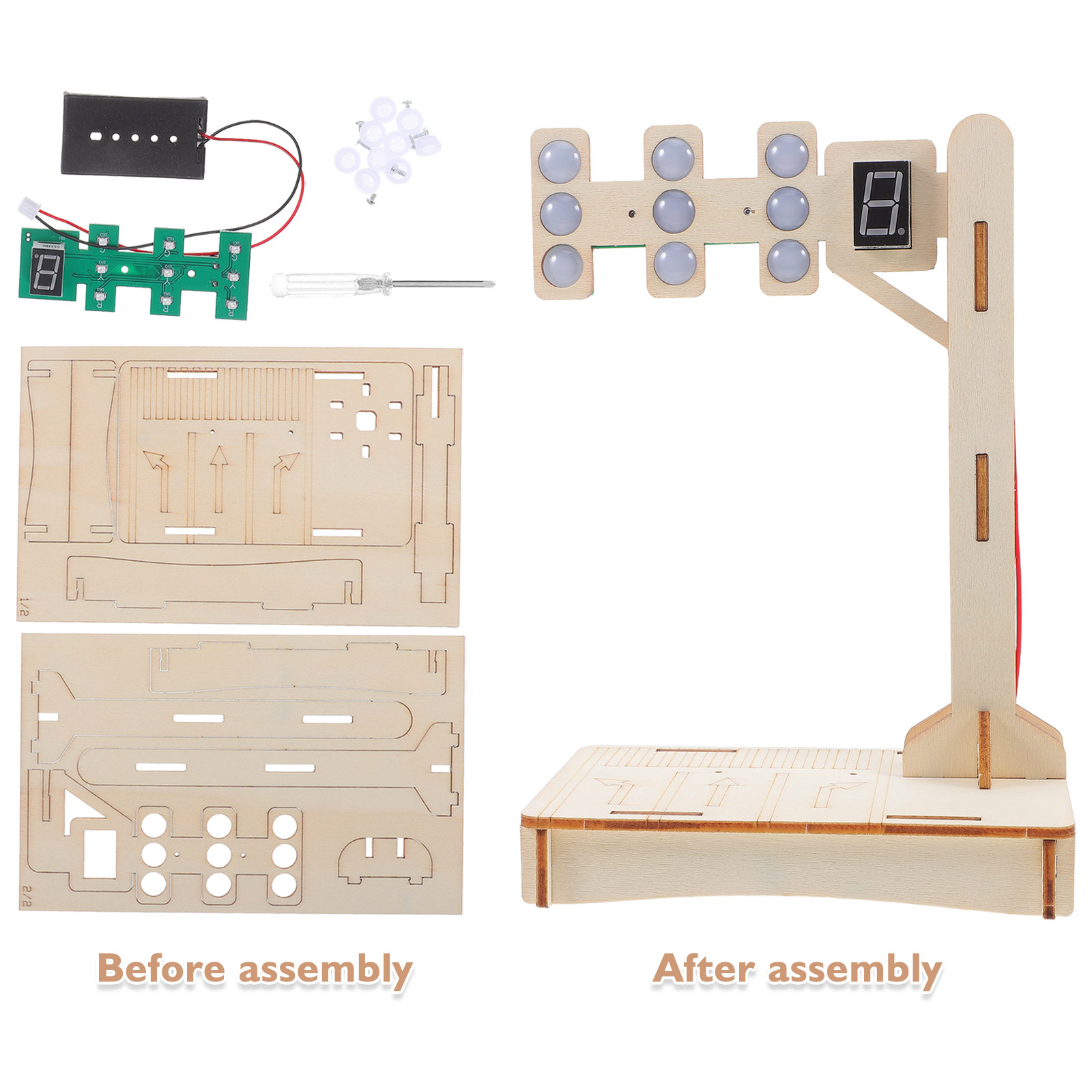 1 Set Verkehrssignal-Lernset:  – Science Project Diy Bewertung und Preis