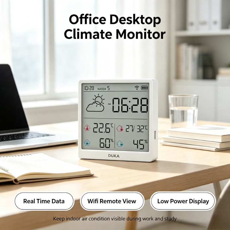 DUKA TH3 WLAN-Smart-Temperatur – Weather Station Indoor Bewertung und Preis