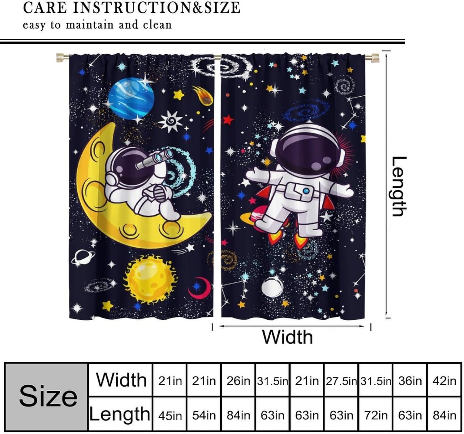 Galaxy Science Vorhang-Dekorat – Science Nursery Bewertung und Preis